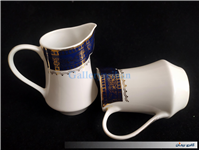 جفت سس خوری یا شکرپاش چینی طرح سورمه ای 