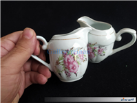 جفت سس خوری یا شکرپاش چینی طرح گل عروس