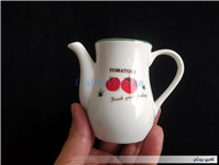 جفت قوری و شکرریز طرح گوجه ای