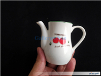 جفت قوری و شکرریز طرح گوجه ای