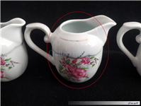 3عدد سس خوری یا شکرپاش چینی طرح گل عروس