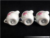 3عدد سس خوری یا شکرپاش چینی طرح گل عروس