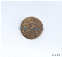 پولک یا سکه یادبود قدیمی برنجی امام علی(ع)