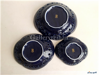 ظرف پذیرایی سه تیکه سورمه ای لیلی مجنون