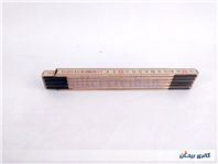 خط کش و متر چوبی تاشو 200 CM قدیمی