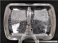 دیس میوه خوری بلوری ضخیم طرح میوه