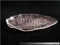 دیس بلوری یا خرما خوری طرح گل انگوری