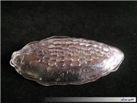 دیس بلوری یا خرما خوری طرح گل انگوری