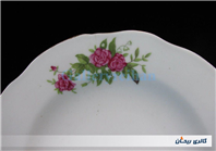 دیوارکوب چینی گل سرخی قدیمی