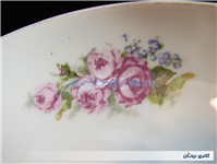 دیوارکوب چینی گل سرخی قدیمی