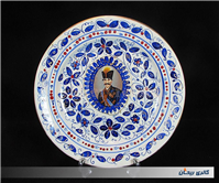 دیوارکوب سرامیکی روسی نقاشی قلم آبی جدید