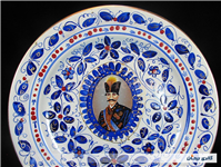 دیوارکوب سرامیکی روسی نقاشی قلم آبی جدید