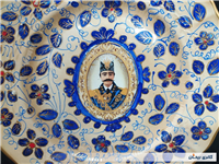 دیوارکوب قدیمی نقاشی کاردست قلم آبی جدید 