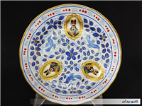 دیوارکوب قدیمی نقاشی دست قلم آبی جدید