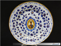 دیوارکوب قدیمی نقاشی کاردست قلم آبی جدید