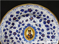 دیوارکوب قدیمی نقاشی کاردست قلم آبی جدید