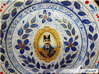 دیوارکوب قدیمی نقاشی کاردست قلم آبی جدید