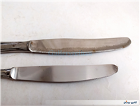 جفت چاقوی قدیمی STAINLESS با طرح خاص