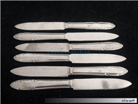 6چاقوی قدیمی STAINLESS با طرح خاص