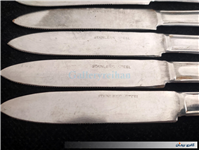 6چاقوی قدیمی STAINLESS با طرح خاص