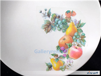 جفت دیوارکوب ملامین قدیمی طرح میوه 