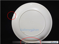 جفت دیوارکوب ملامین قدیمی و زیبا طرح گل 