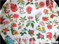 جفت دیوارکوب ملامین قدیمی و زیبا طرح گل 