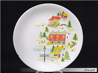 جفت دیوارکوب ملامین قدیمی و زیبا طرح کلبه