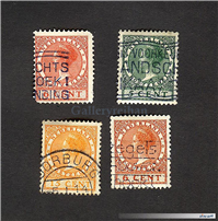 4عدد تمبر کلاسیک کشور هلند حدود سال 1920 