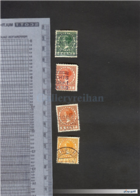 4عدد تمبر کلاسیک کشور هلند حدود سال 1920 