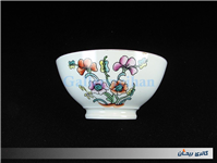 کاسه روسی نقاشی دست قدیمی و زیبا طرح گل