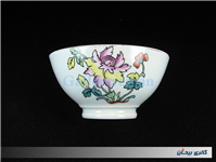 کاسه روسی نقاشی دست قدیمی و زیبا طرح گل