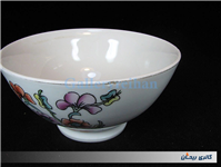 کاسه روسی نقاشی دست قدیمی و زیبا طرح گل