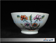 کاسه روسی نقاشی دست قدیمی و زیبا طرح گل