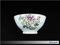 کاسه روسی نقاشی دست قدیمی و زیبا طرح گل