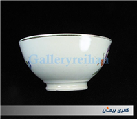 کاسه روسی رنگ گیاهی قدیمی و زیبا طرح گل