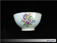 کاسه روسی رنگ گیاهی قدیمی و زیبا طرح گل