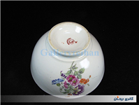 کاسه روسی رنگ گیاهی قدیمی و زیبا طرح گل