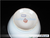 کاسه روسی نقاشی دست قدیمی طرح گل سیب