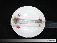 دیوارکوب یا زیرفنجانی گل سرخی قدیمی