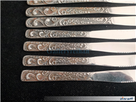 9عدد چاقوی قدیمیSTAINLESSبا طرح زیبا گل