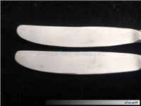 جفت چاقوی قدیمی STAINLESS با طرح زیبا 