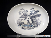 دیس قدیمی ملامین طرح زن ژاپنی