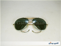 عینک شیشه سبز دسته عصایی قدیمی 