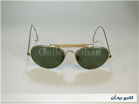عینک شیشه سبز دسته عصایی قدیمی 