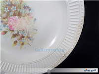 دیس قدیمی ملامین طرح گل سرخی