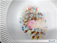 دیس قدیمی ملامین طرح گل سرخی
