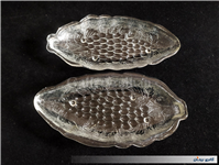 2عدد دیس بلوری یا خرما خوری گل انگوری