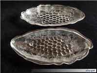 2عدد دیس بلوری یا خرما خوری گل انگوری