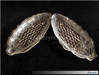 2عدد دیس بلوری یا خرما خوری گل انگوری